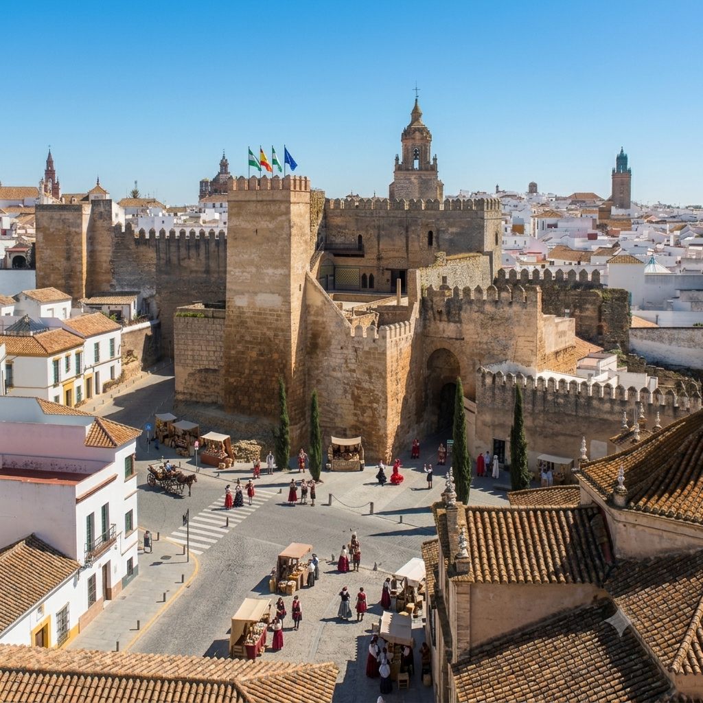 Vista de Carmona, zona de cobertura de RecargaSevilla