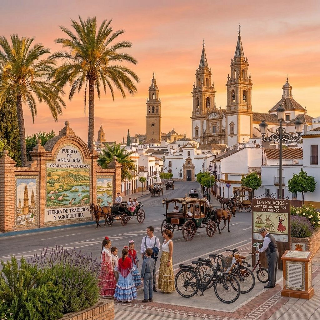 Vista de Los Palacios y Villafranca, zona de cobertura de RecargaSevilla